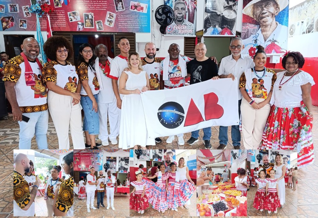 Presidente da OAB-AP, Israel da Graça, participa de celebração do Ciclo do Marabaixo no bairro do Laguinho